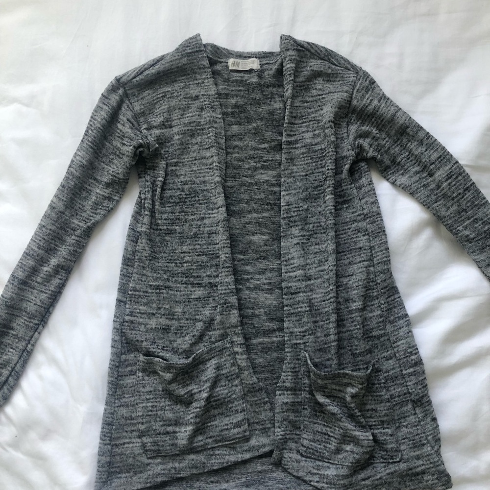 grey cardigan 10- 12